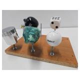 Great Group of Hot Rod Shifter Knobs w/Stand