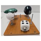 Great Group of Hot Rod Shifter Knobs w/Stand