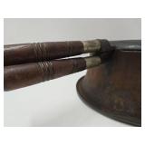 Antique WAGNER Cast Iron Waffle Iron w/Tall Stand