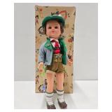 NOS in Box Vintage Bavarian Boy Doll "Gura"