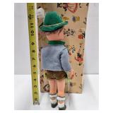 NOS in Box Vintage Bavarian Boy Doll "Gura"