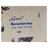 NOS in Box Vintage Bavarian Boy Doll "Gura"