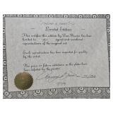 Pair of Hand Signed Framed & Numbered Prints by Dan Brewer - Bear & Raccoon