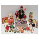 Estate Lot of Small Vintage Dolls etc