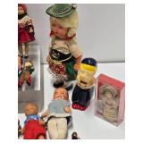 Estate Lot of Small Vintage Dolls etc