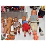 Estate Lot of Small Vintage Dolls etc