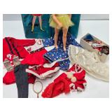 Vintage Ideal Tammy PEPPER Doll w/Case & Outfits