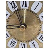 Vintage German Brass Anniversary Glass Dome Anniversary Clock