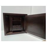 Very Cool Wooden Corner Cabinet w/Hidden Compartment
