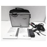 Working HITACHI Model CP-S318 Portable Projector w/Case