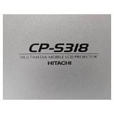 Working HITACHI Model CP-S318 Portable Projector w/Case