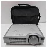 Working HITACHI Model CP-S318 Portable Projector w/Case