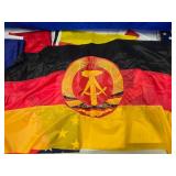 Large Group of Assorted Vintage etc Flags Incl. Minnesota, USA & other Countries