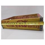 2 Vintage Wooden Advertising Soda Crates - Coca Cola & ZIP