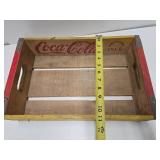 2 Vintage Wooden Advertising Soda Crates - Coca Cola & ZIP
