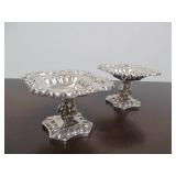 Fantastic Antique Austrian Silver Collection #11 - Pair of 1836 Austrian Empire Spice Bowls by Franz Gindorf