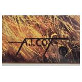 Framed Western Cowboy and Cattle Artwork by A. Cox "Storms Coming"