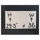 Framed Western Cowboy and Cattle Artwork by A. Cox "Storms Coming"