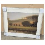 Large Framed Landscape Artwork 32.5" x 40.5"