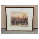 Framed Lithograph "Mohawk Trail" by Walker, 62/90 Edition