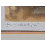 Framed Lithograph "Mohawk Trail" by Walker, 62/90 Edition