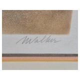 Framed Lithograph "Mohawk Trail" by Walker, 62/90 Edition