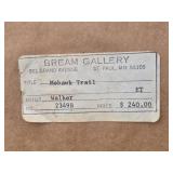 Framed Lithograph "Mohawk Trail" by Walker, 62/90 Edition