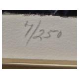 Framed Limited Edition Yoram Raanan Print 7/250 "Prayer" with Gold Decorative Frame