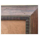 Jim Jordan Print "Giddy-Up" Framed Western Artwork Featuring Train and Cattle