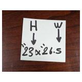 Original Framed Oil on Canvas Artwork - Abstract Architectural Scene