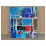 Abstract Geometric Artwork by Laura Wennstrom, 24 x 20 inches