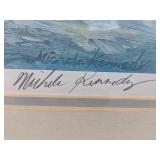 Michele Kennedy "Sandbar" Framed Ocean Scene Print 26x30