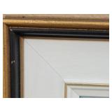 Framed "Winter Road" Landscape Oil Painting by Corinne, 1978