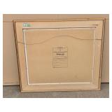 Framed "Winter Road" Landscape Oil Painting by Corinne, 1978