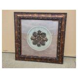 Framed Composite & Metal Wall Decor with Matte Finish