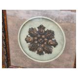 Framed Composite & Metal Wall Decor with Matte Finish