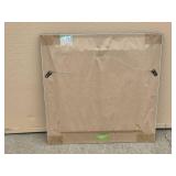 Framed Composite & Metal Wall Decor with Matte Finish