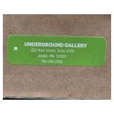 Framed Composite & Metal Wall Decor with Matte Finish