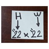 Framed Composite & Metal Wall Decor with Matte Finish