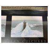 Framed Jean Guichard Artwork - Phare dans La Tempete, La Jument