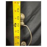 Set of 2 Table Lamps and Classic Metal Base