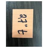 Vintage Wooden and Stone Table Lamp with Unique Shade Design