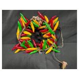 Colorful Chili Pepper String Lights