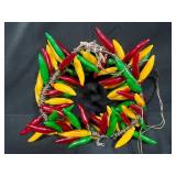 Colorful Chili Pepper String Lights