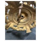 Vintage Table Lamp with Cream Shade