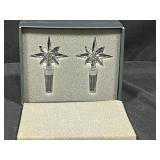Waterford Crystal Star Bottle Stoppers, Set of 2