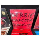 Collection of Vintage Vinyl Records Including Herbie Hancock and Jim Croce