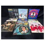 Collection of Vinyl Records - Music and Christmas Themes