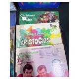 Collection of Vinyl Records - Music and Christmas Themes