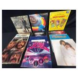 Collection of Vintage Vinyl Records with Album Covers